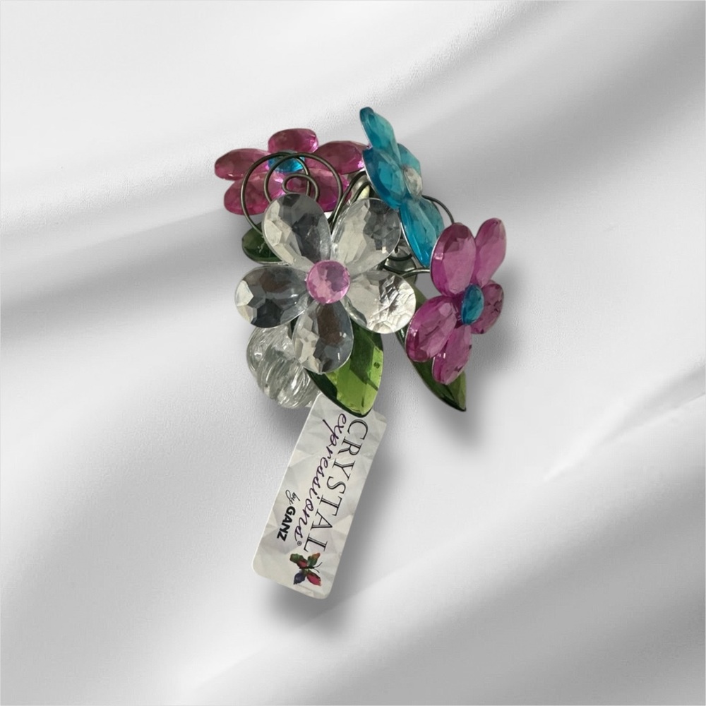 NEW• Crystal Expressions For Game Bouquet Of Flowers